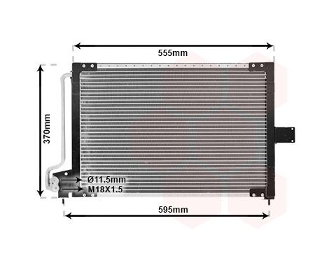 Condenser, air conditioning 37005209 International Radiators, Image 2