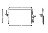Condenser, air conditioning 37005223 International Radiators