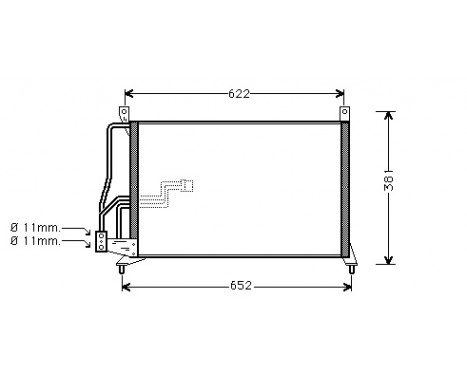 Condenser, air conditioning 37005231 International Radiators