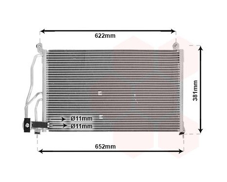 Condenser, air conditioning 37005231 International Radiators, Image 2