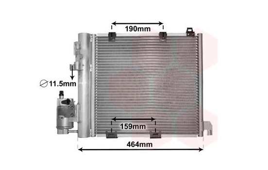 Condenser, air conditioning 37005250 International Radiators, Image 2