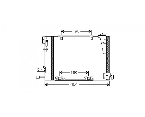 Condenser, air conditioning 37005250 International Radiators