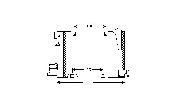 Condenser, air conditioning 37005250 International Radiators