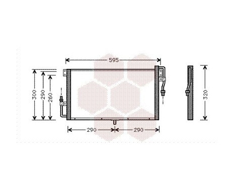 Condenser, air conditioning 37005268 International Radiators, Image 2
