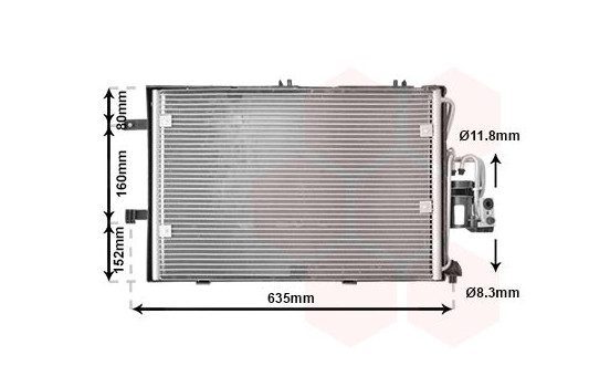 Condenser, air conditioning 37005309 International Radiators, Image 2