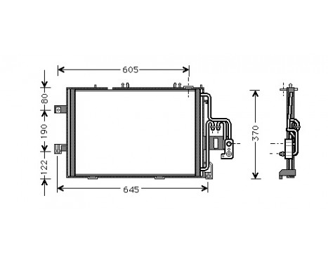 Condenser, air conditioning 37005369 International Radiators