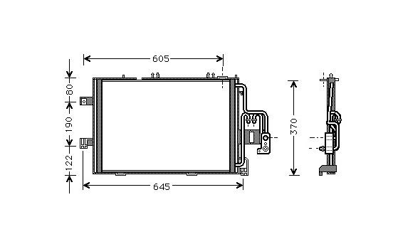 Condenser, air conditioning 37005369 International Radiators