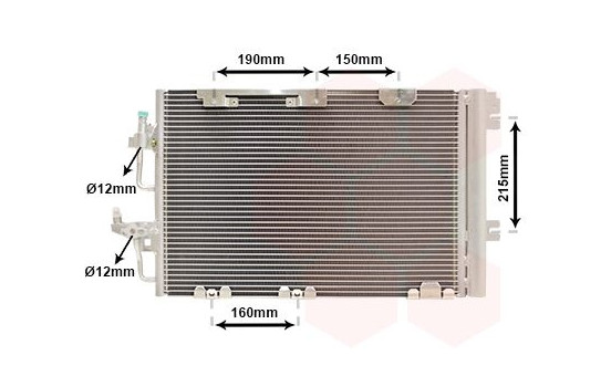 Condenser, air conditioning 37005384 International Radiators, Image 2