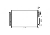 Condenser, air conditioning 37005433 International Radiators