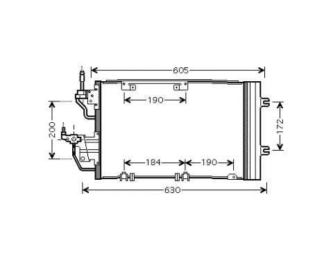 Condenser, air conditioning 37005454 International Radiators