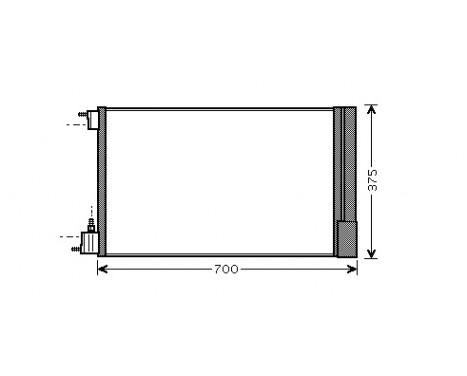 Condenser, air conditioning 37005478 International Radiators