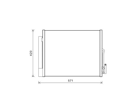 Condenser, air conditioning 37005560 International Radiators