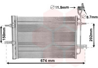 Condenser, air conditioning 37005620 International Radiators