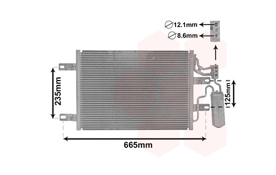 Condenser, air conditioning 37015394 International Radiators