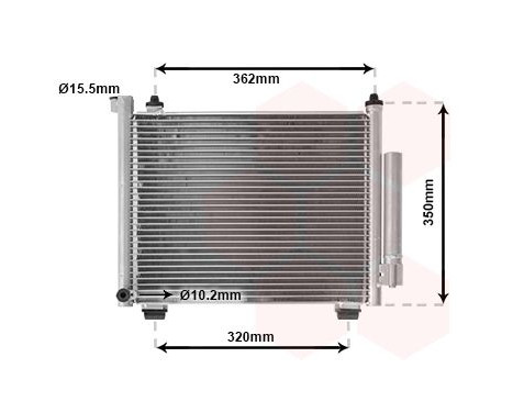 Condenser, air conditioning 37015402 International Radiators