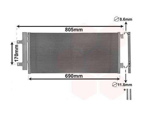 Condenser, air conditioning 37015705 International Radiators