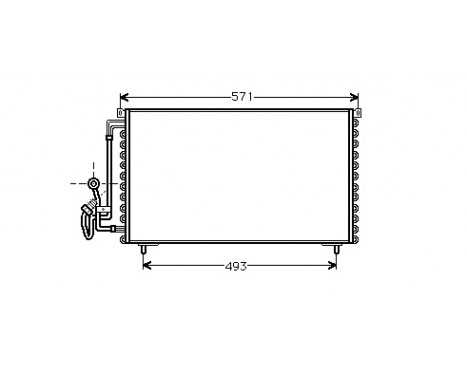 Condenser, air conditioning 40005155 International Radiators