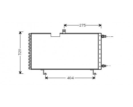 Condenser, air conditioning 40005158 International Radiators