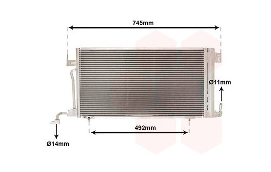 Condenser, air conditioning 40005187 International Radiators, Image 2