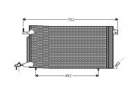 Condenser, air conditioning 40005187 International Radiators