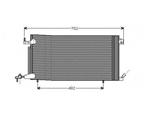 Condenser, air conditioning 40005187 International Radiators