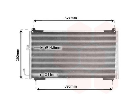 Condenser, air conditioning 40005192 International Radiators, Image 2