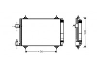 Condenser, air conditioning 40005286 International Radiators