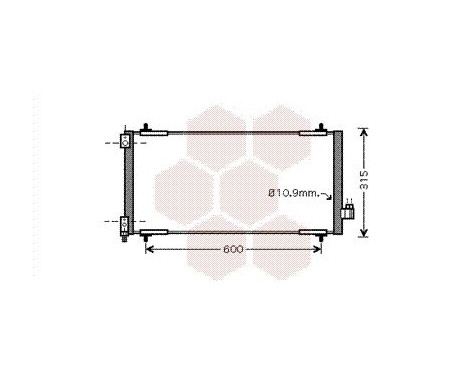 Condenser, air conditioning 40005301 International Radiators, Image 2