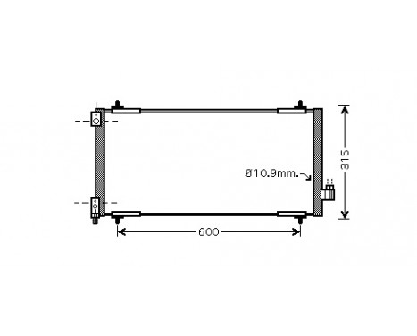 Condenser, air conditioning 40005301 International Radiators