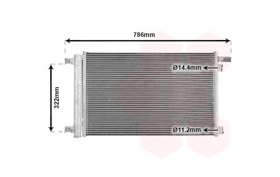 Condenser, air conditioning 40005364 International Radiators, Image 2
