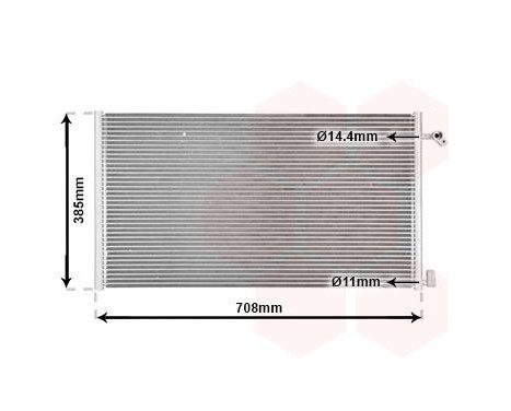Condenser, air conditioning 43005234 International Radiators, Image 2