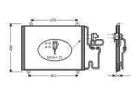 Condenser, air conditioning 43005247 International Radiators