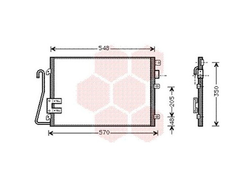 Condenser, air conditioning 43005275 International Radiators, Image 2