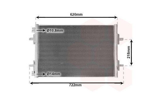 Condenser, air conditioning 43005294 International Radiators, Image 2