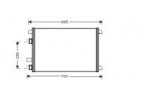 Condenser, air conditioning 43005305 International Radiators