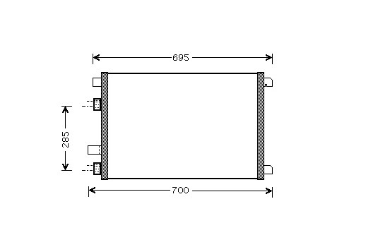 Condenser, air conditioning 43005305 International Radiators
