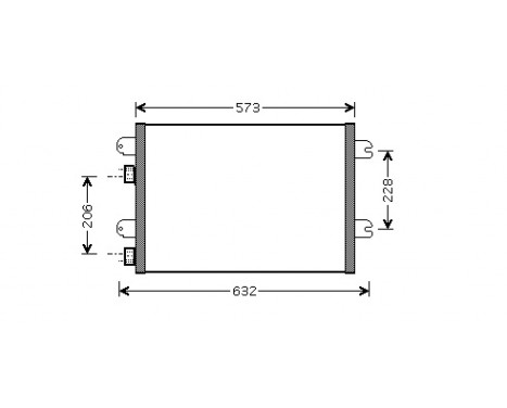 Condenser, air conditioning 43005317 International Radiators