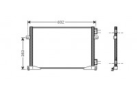 Condenser, air conditioning 43005339 International Radiators