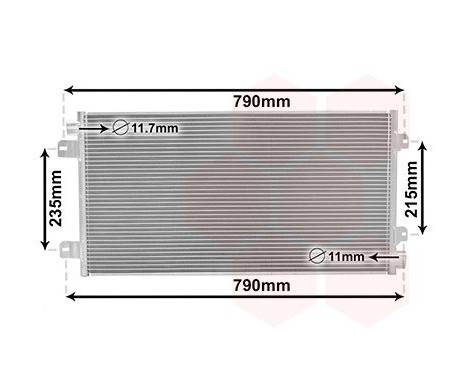 Condenser, air conditioning 43005342 International Radiators, Image 2
