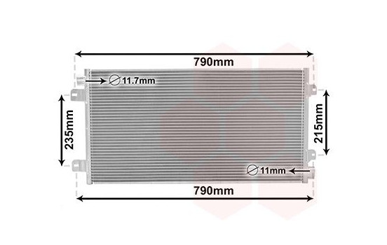 Condenser, air conditioning 43005342 International Radiators, Image 2