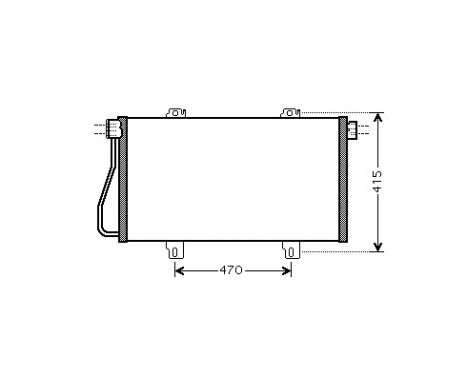 Condenser, air conditioning 43005352 International Radiators