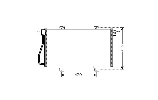 Condenser, air conditioning 43005352 International Radiators