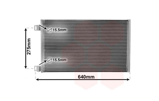 Condenser, air conditioning 43005444 International Radiators, Image 2