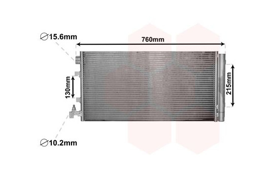 Condenser, air conditioning 43005449 International Radiators, Image 2