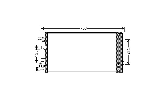 Condenser, air conditioning 43005449 International Radiators