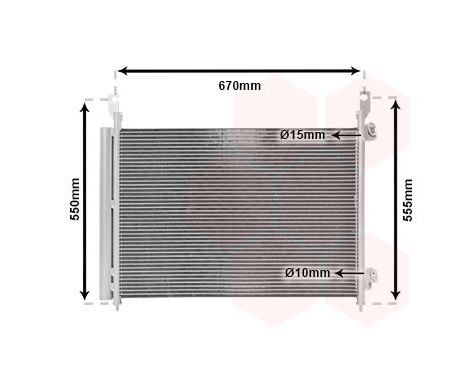 Condenser, air conditioning 43005466 International Radiators, Image 2