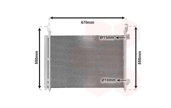 Condenser, air conditioning 43005466 International Radiators, Image 2
