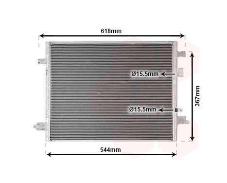 Condenser, air conditioning 43015704 International Radiators
