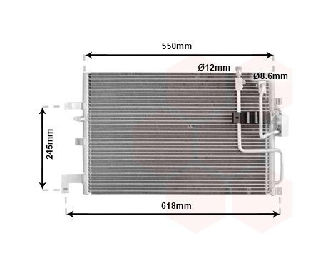 Condenser, air conditioning 47005048 International Radiators, Image 2