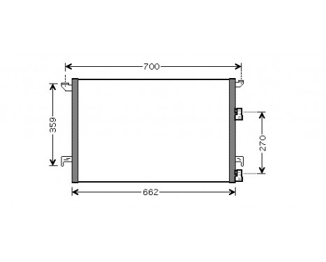 Condenser, air conditioning 47005058 International Radiators